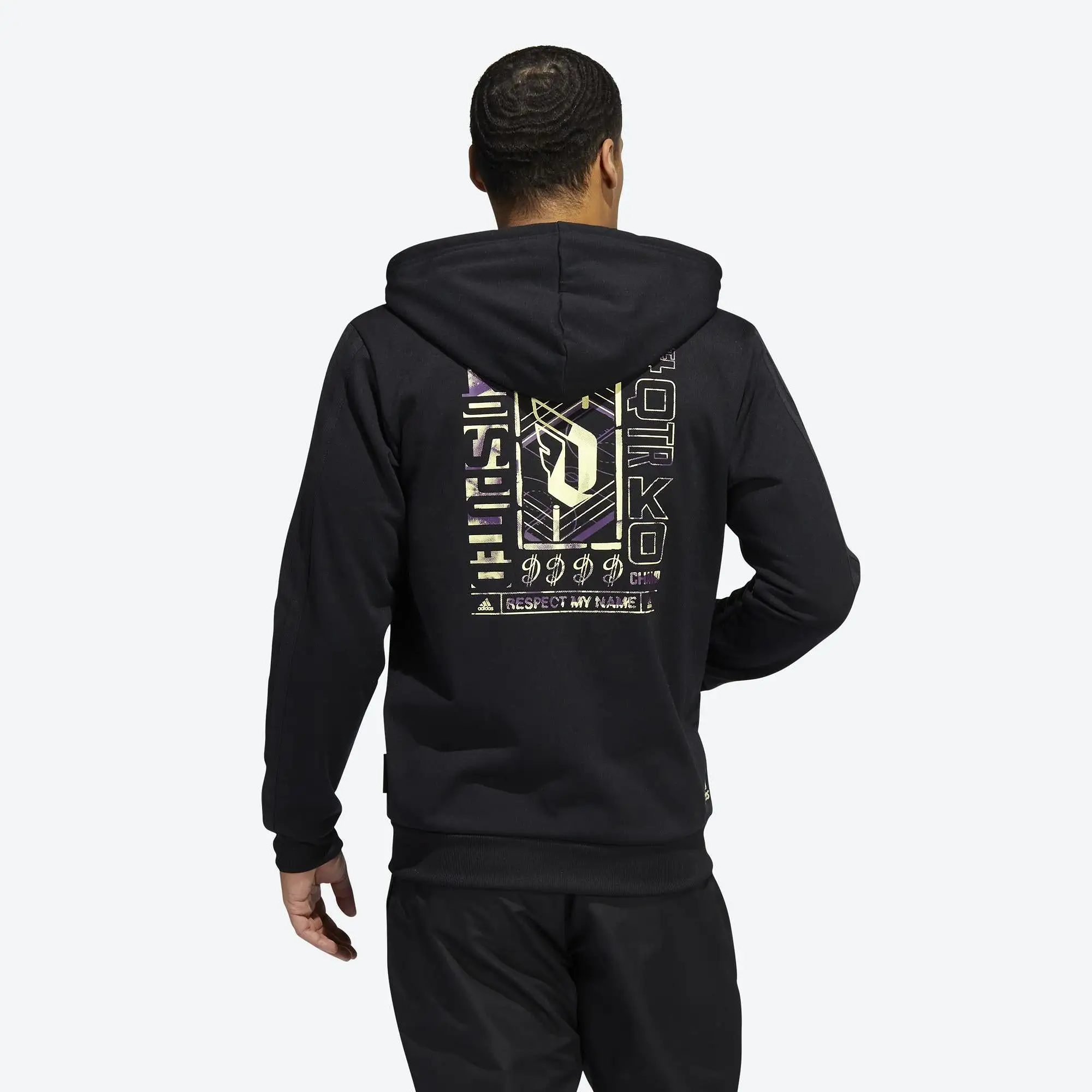 ADIDAS Dame KO Fleece Full-Zip Hoodie