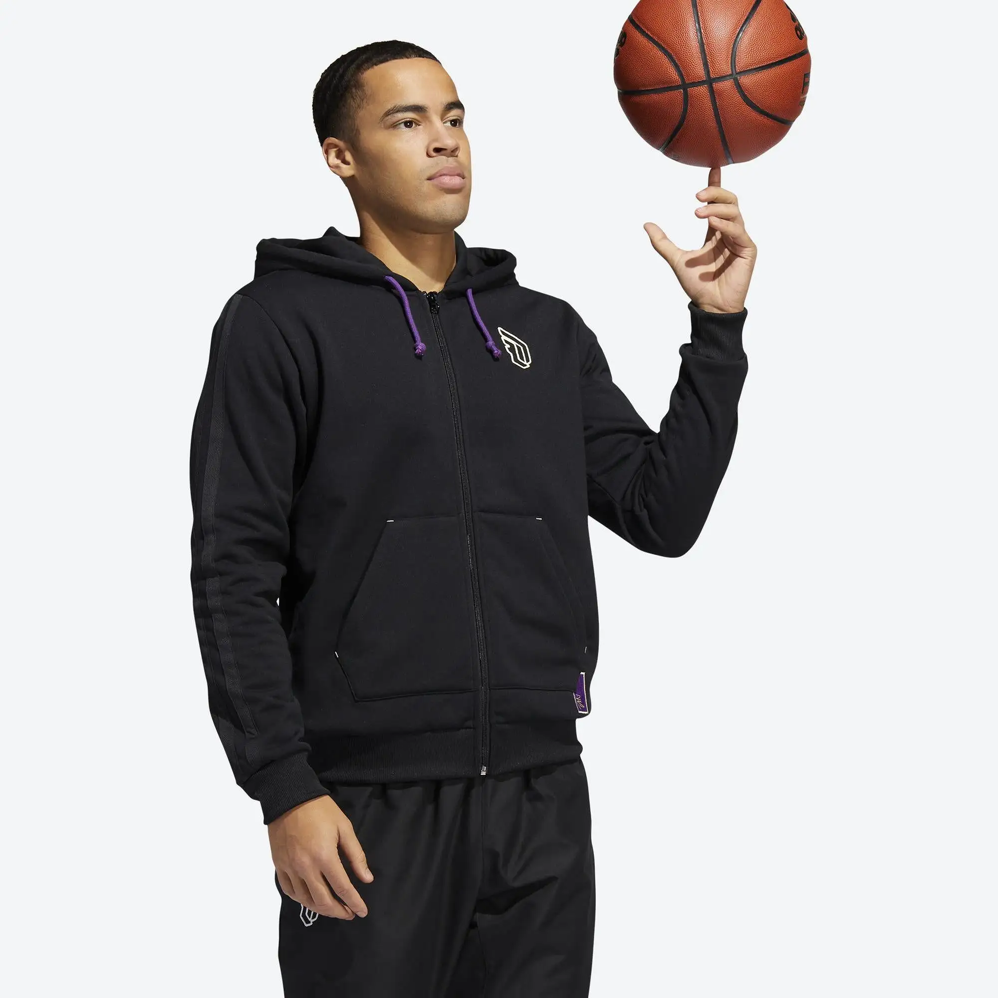 ADIDAS Dame KO Fleece Full-Zip Hoodie