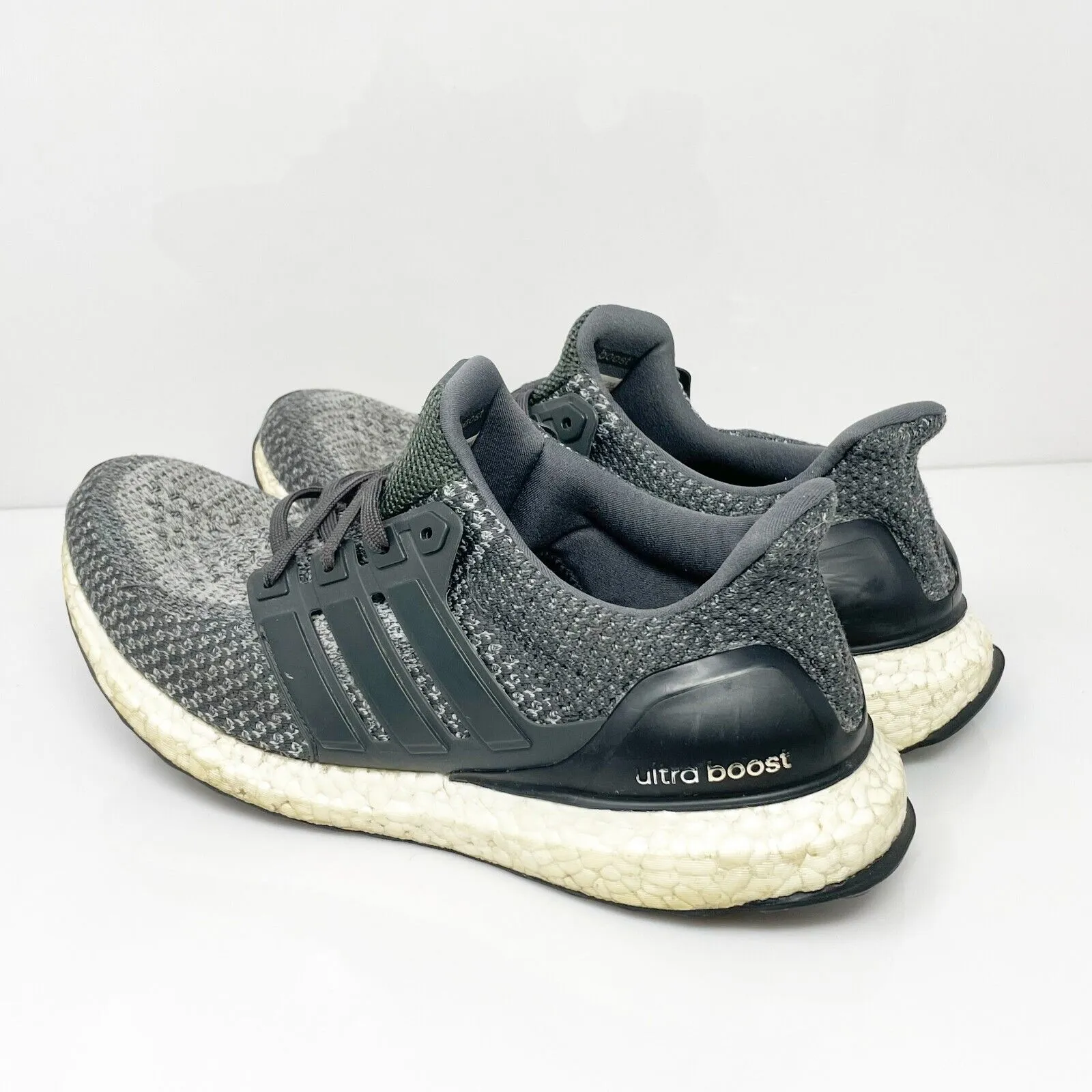 Adidas Mens UltraBoost 2.0 BB6056 Gray Running Shoes Sneakers Size 8