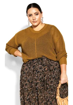 Amelia Sweater - dark gold