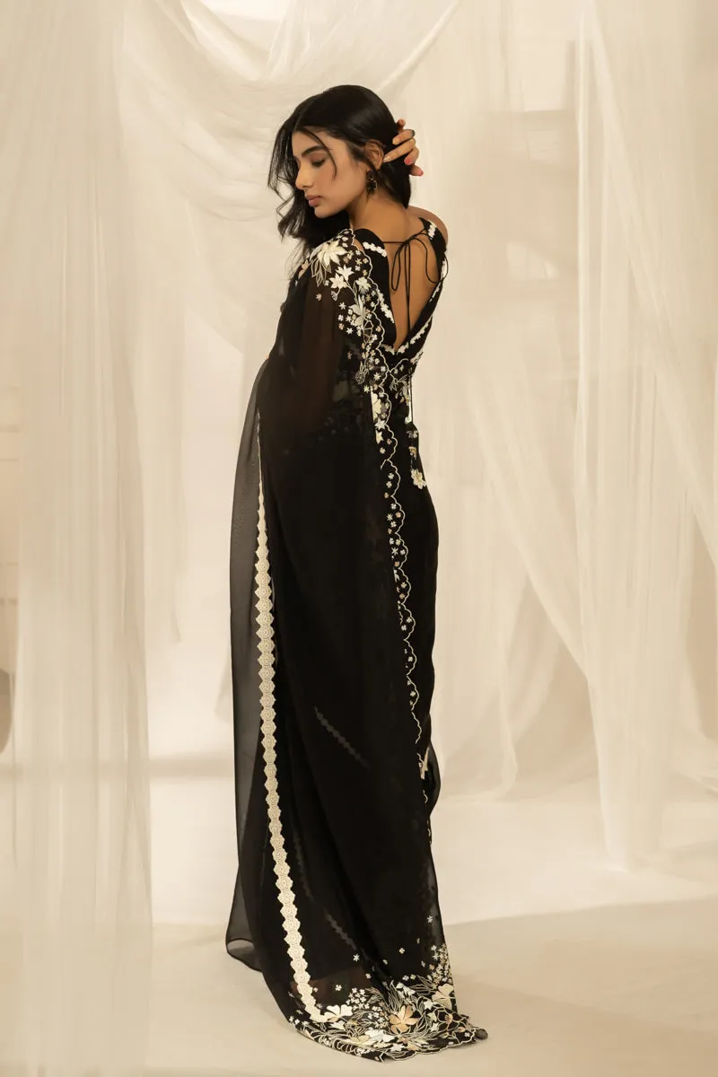 Amore saree - Black