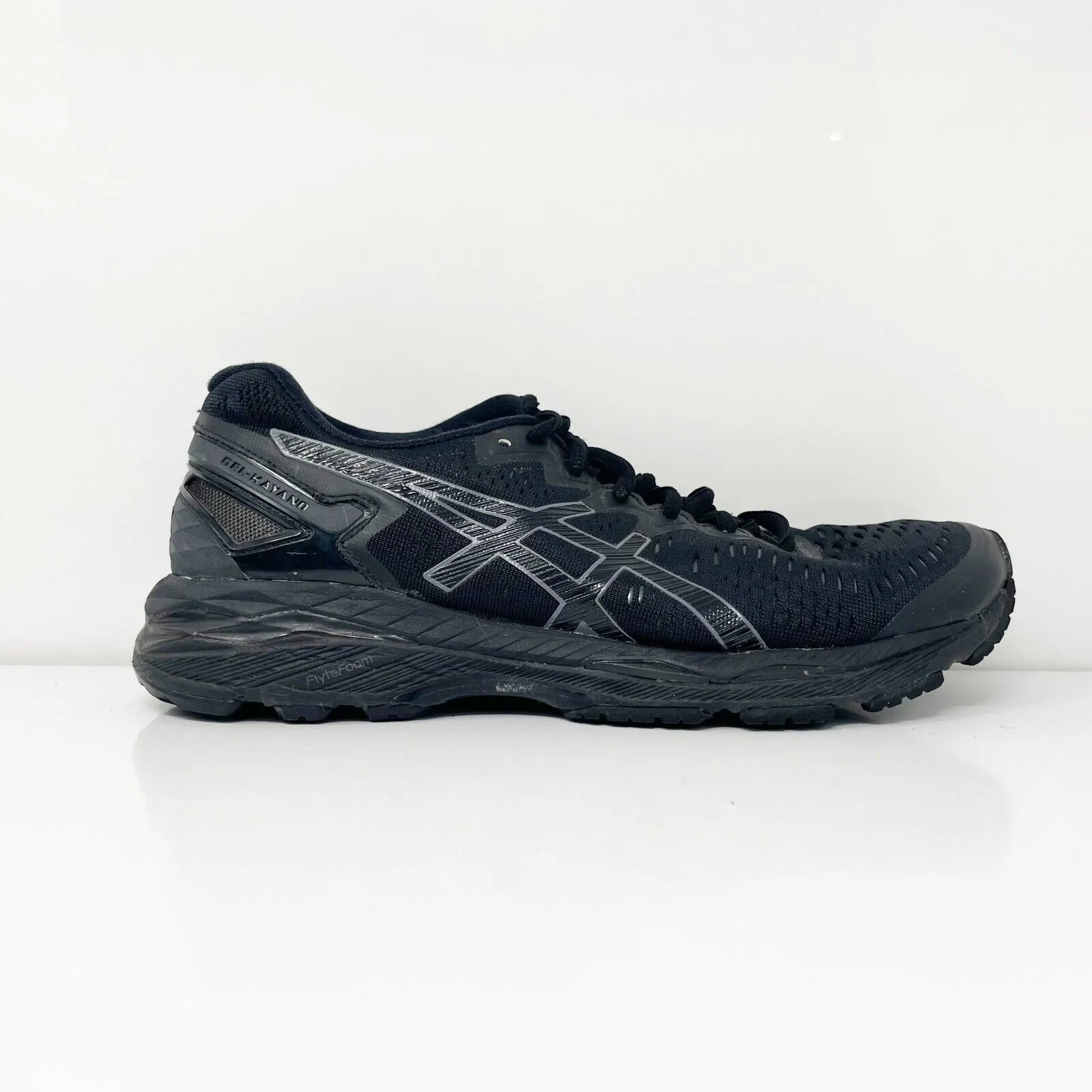 Asics Womens Gel Kayano 23 T696N Black Running Shoes Sneakers Size 8