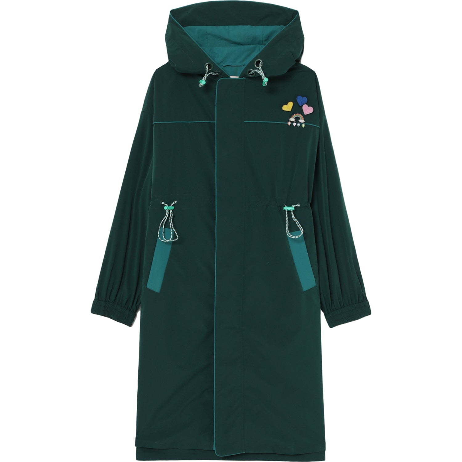 BAPY BADGES ANORAK COAT LADIES