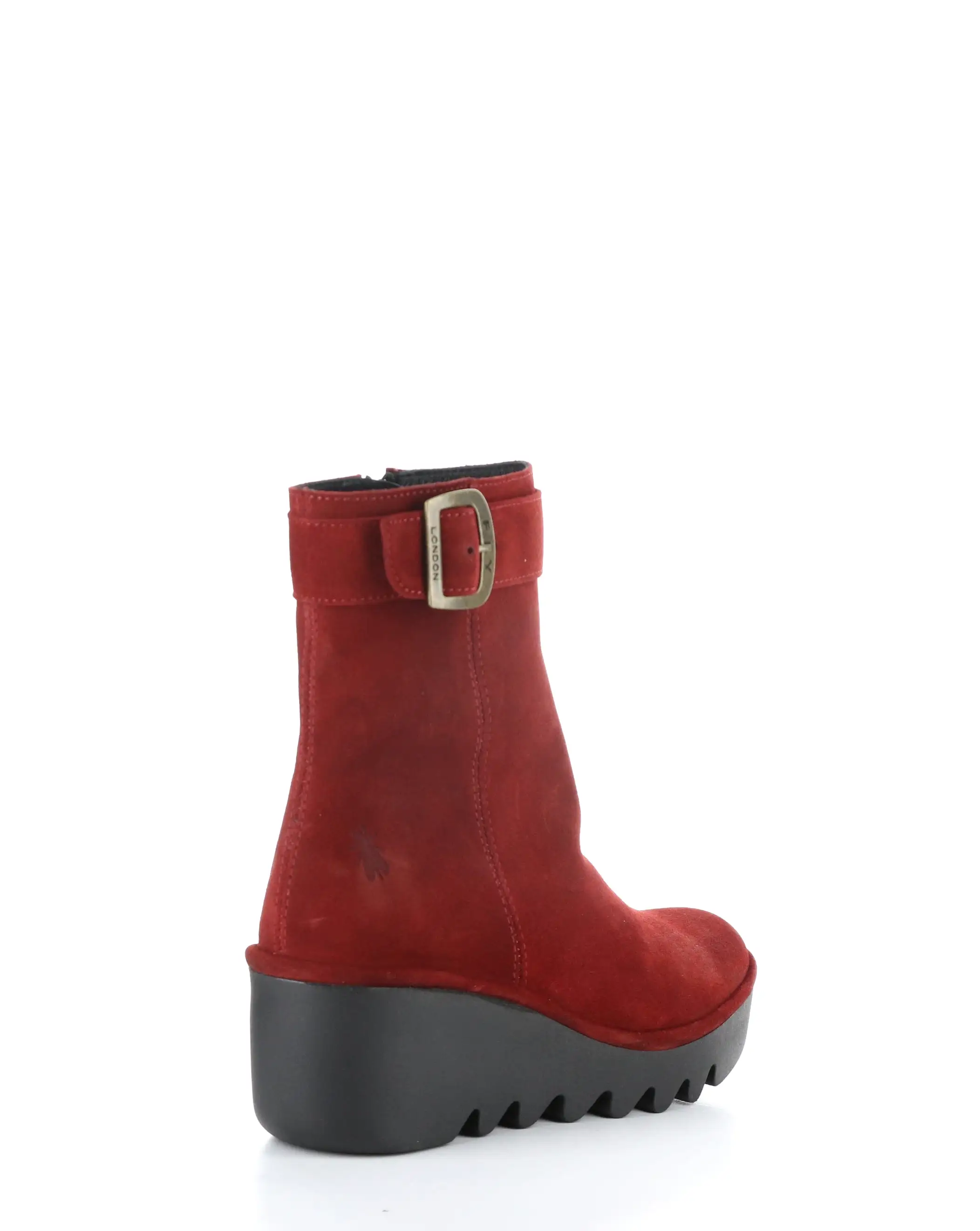 BEPP396FLY 013 RED Round Toe Boots