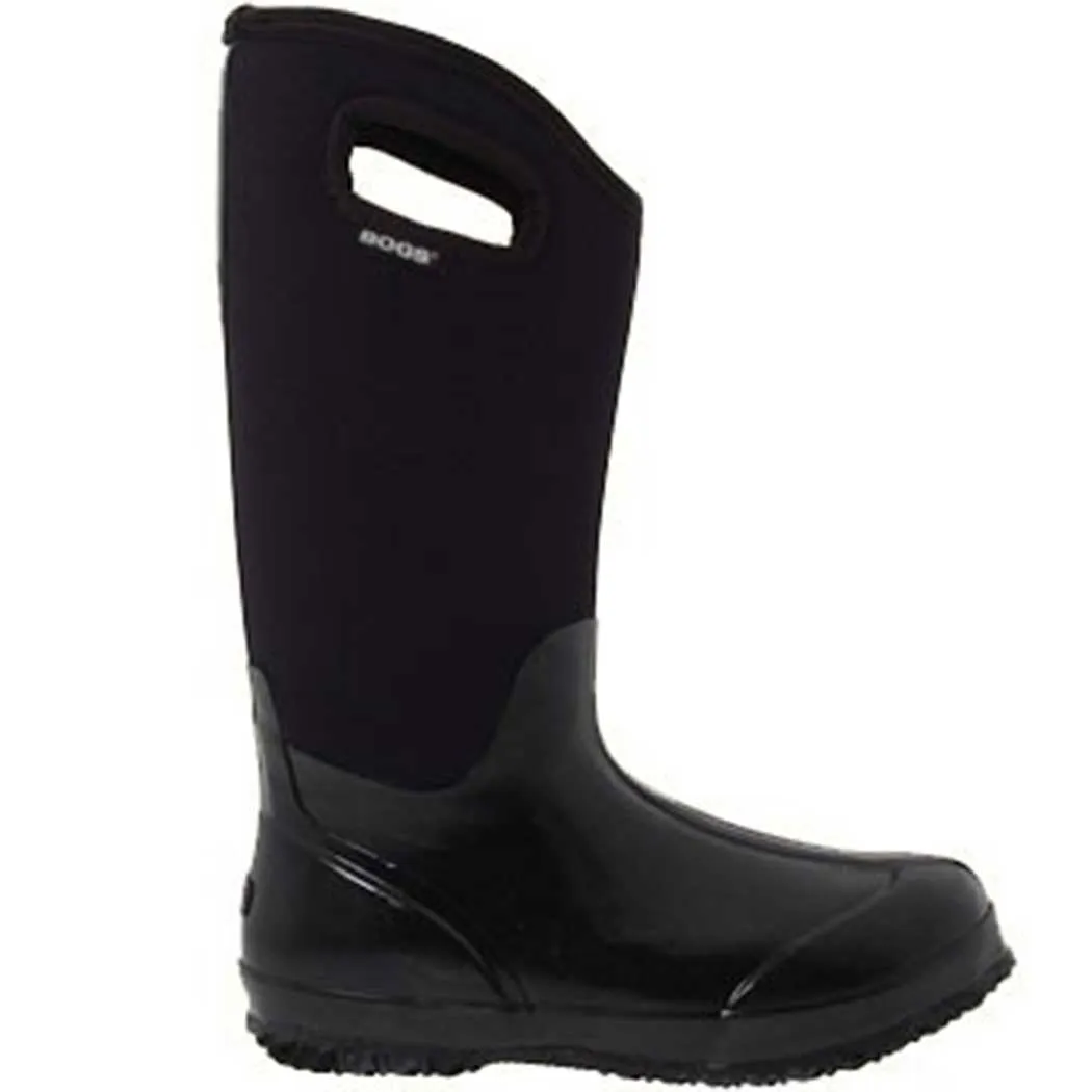 Bogs Classic High Handles Boot Black Shine (Women's)