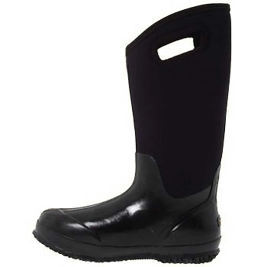 Bogs Classic High Handles Boot Black Shine (Women's)