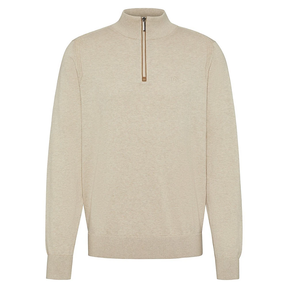 Bugatti Quarter-Zip Mockneck Sweater