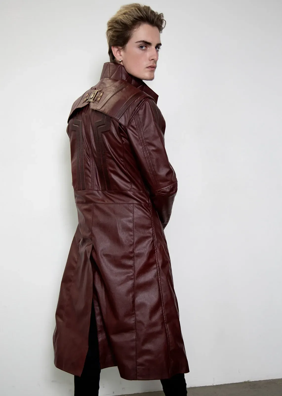 Buy Mens Star-Lord Galaxy Leather Coat | LucaJackets