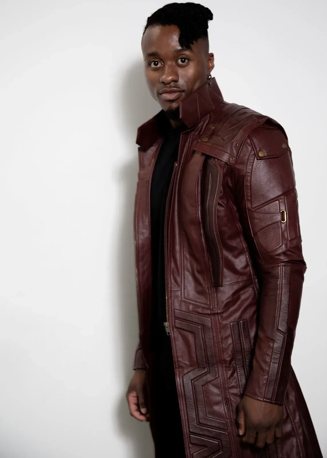 Buy Mens Star-Lord Galaxy Leather Coat | LucaJackets