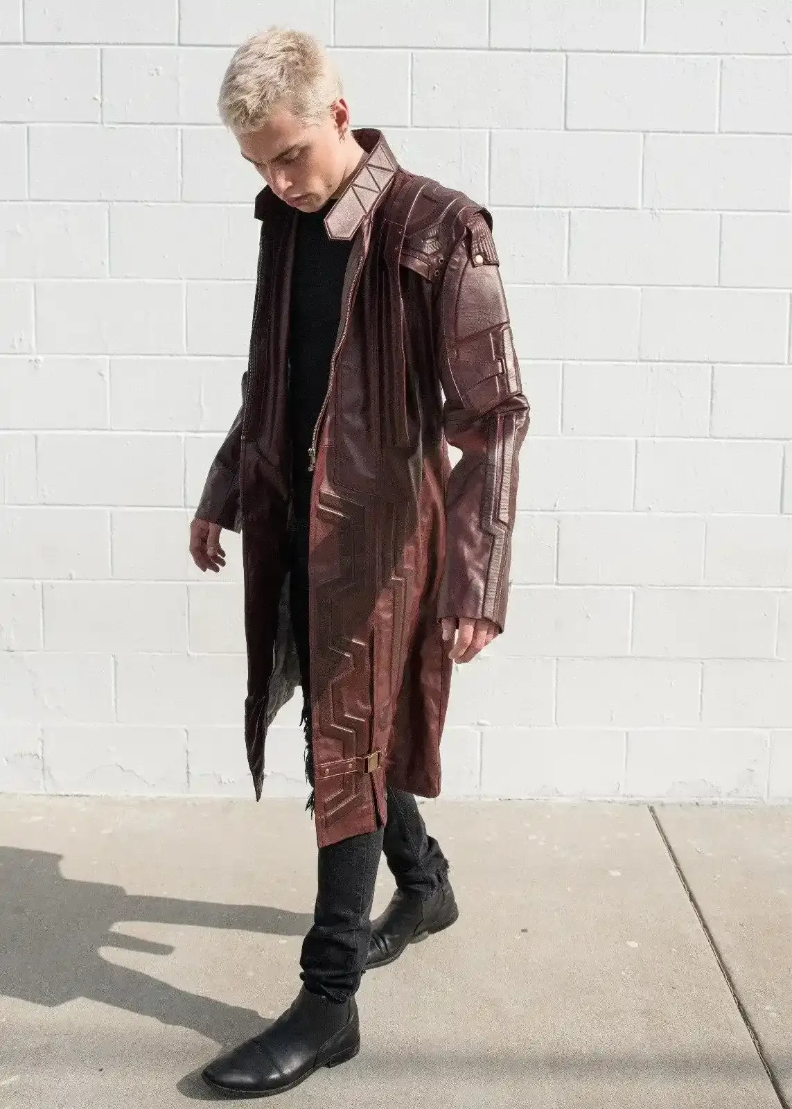 Buy Mens Star-Lord Galaxy Leather Coat | LucaJackets