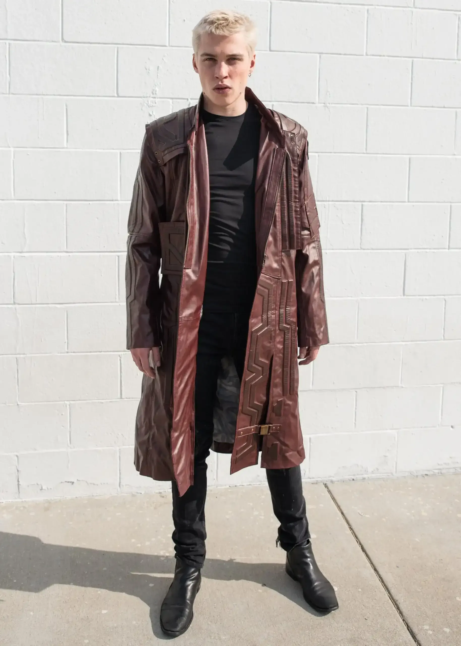 Buy Mens Star-Lord Galaxy Leather Coat | LucaJackets