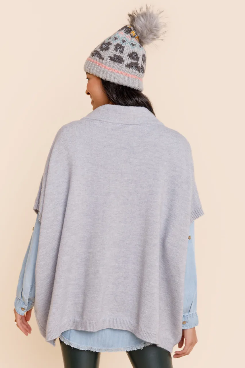 Carolina Quarter Zip Poncho