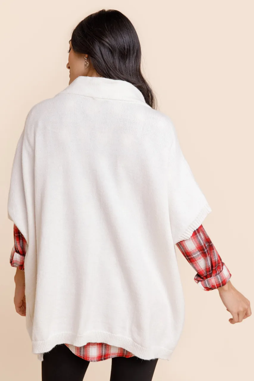 Carolina Quarter Zip Poncho