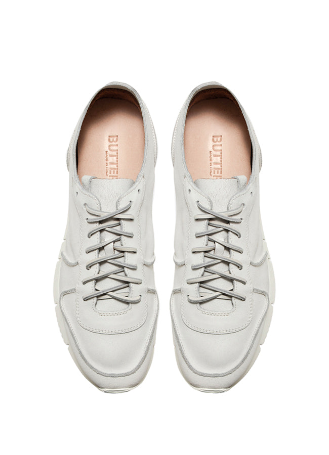 Carrera Sneakers In White Bianchetto Leather B5910BIAN-UG