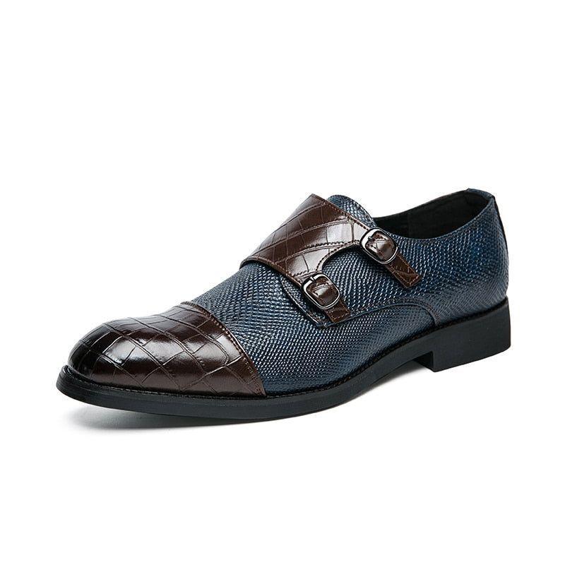 Classic Pattern Business Flat - Men's Casual Shoes WX250