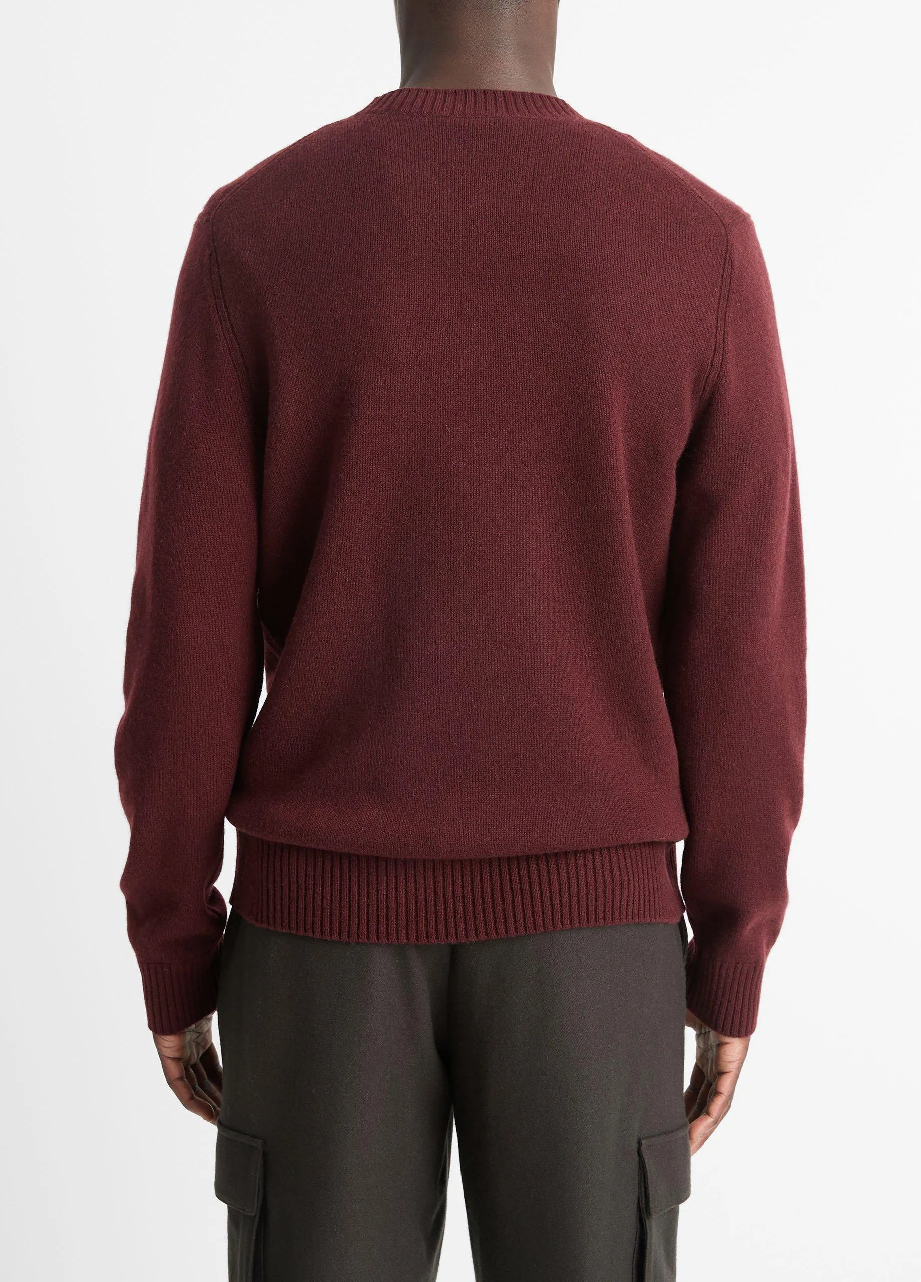 Classic Wool-Cashmere Crew Neck Sweater