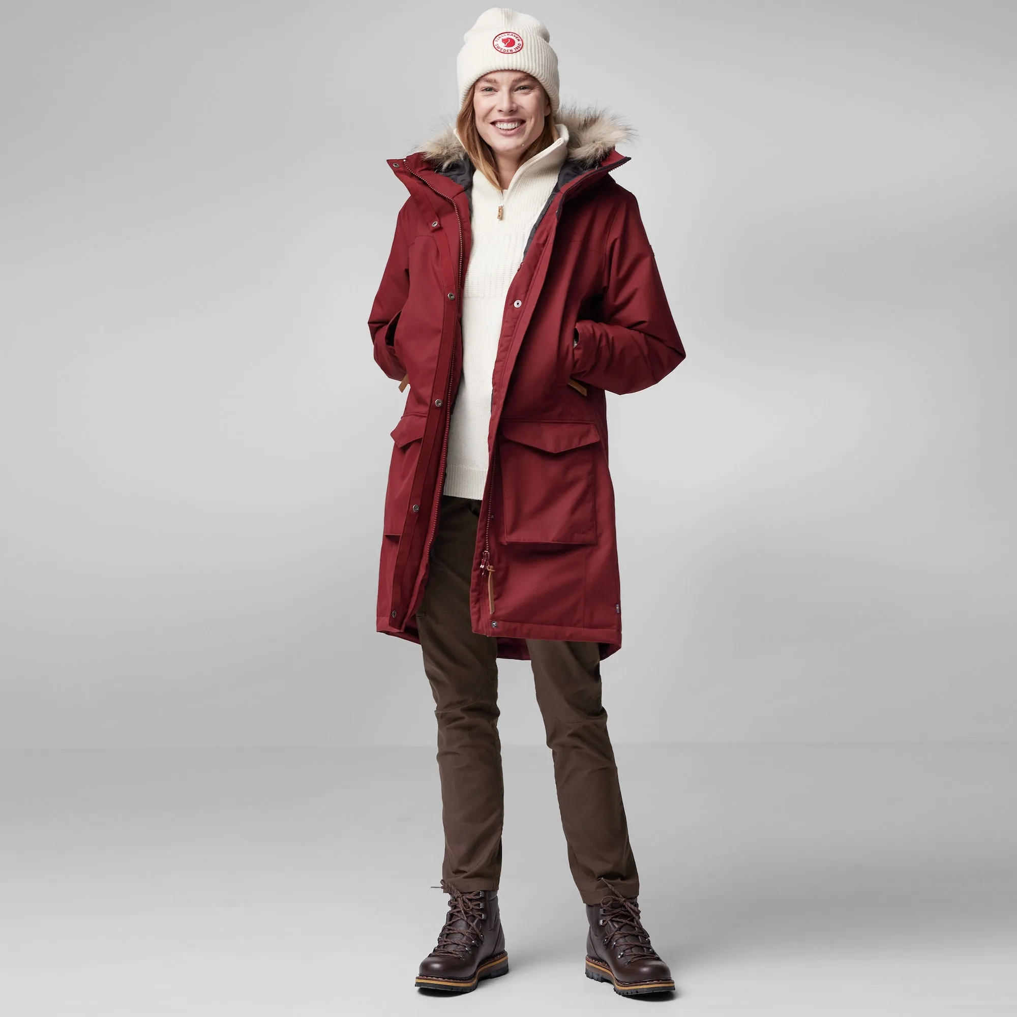 Clearance Sale! Waterproof Parka Winter Coat - Fjallraven Nuuk Lite Women's Parka Jacket