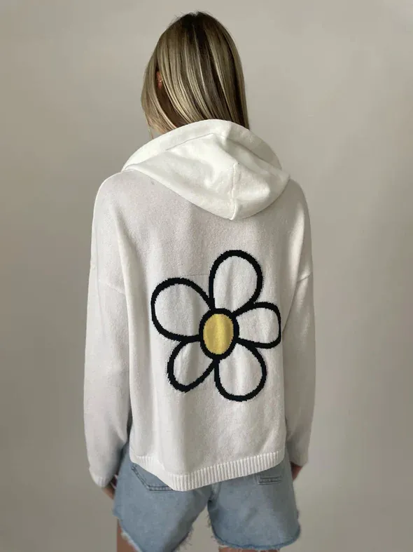 Daisy Flower Hoodie