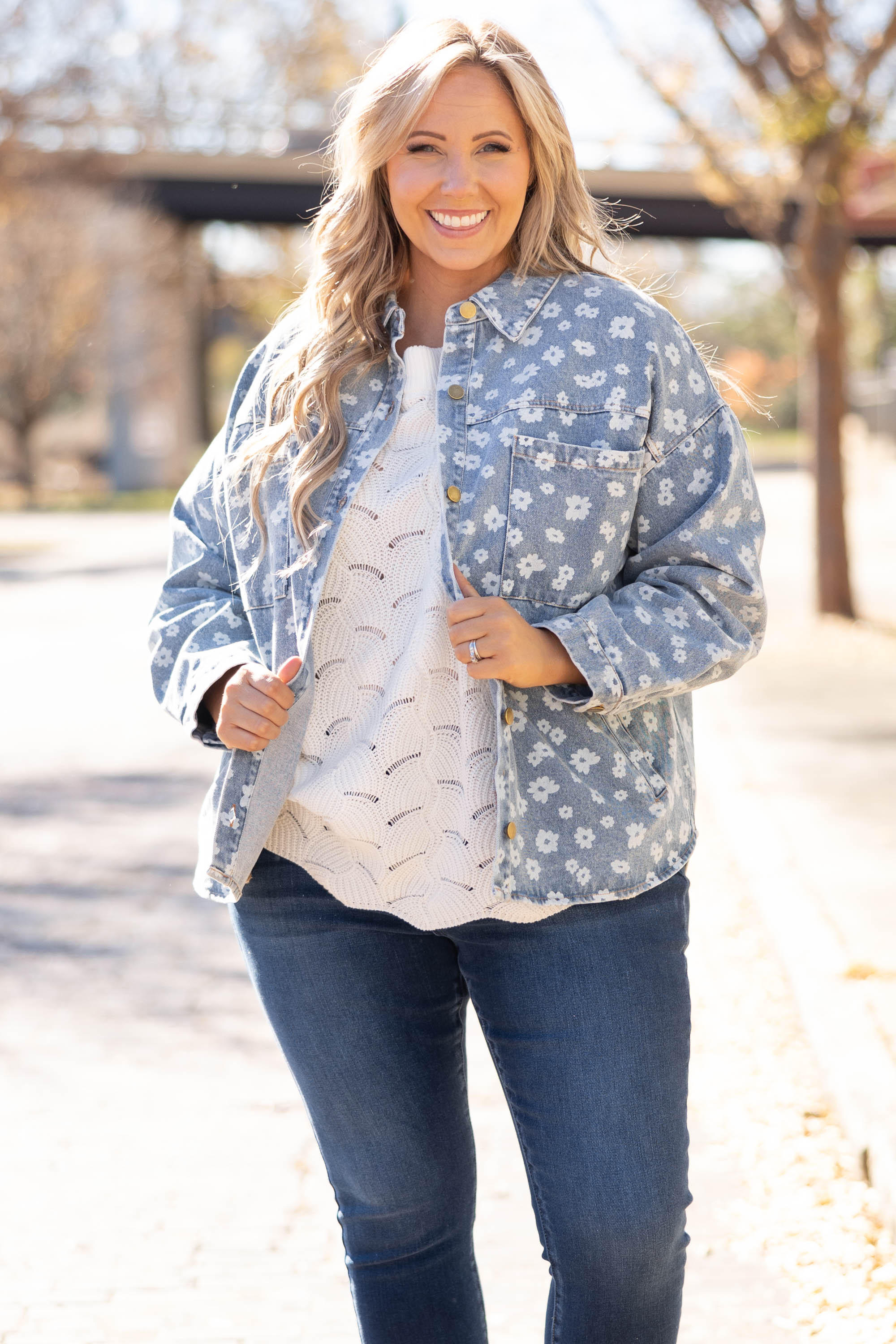 Darling Daisy Jacket, Denim