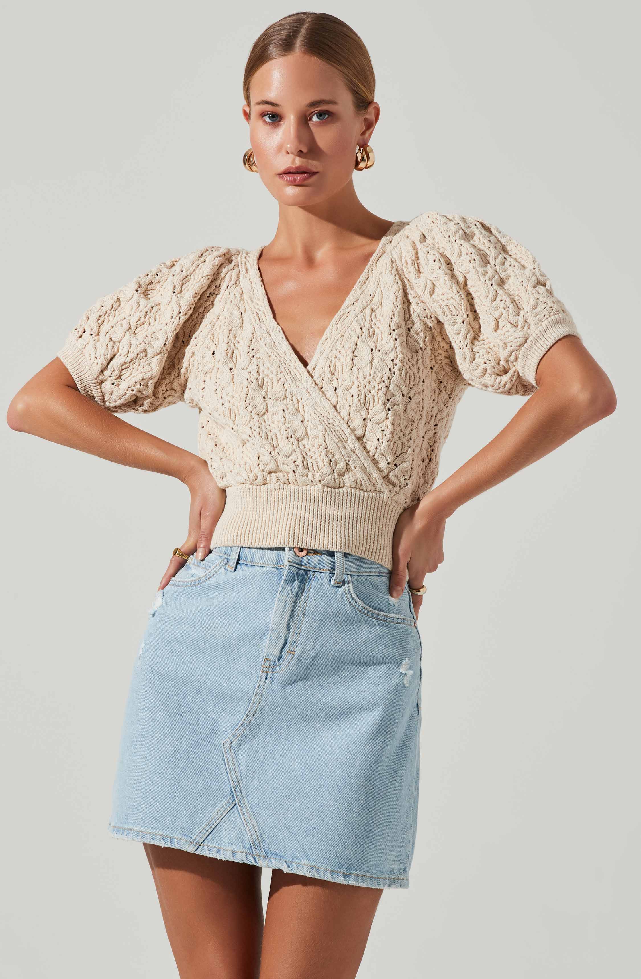 Elowen Puff Sleeve Sweater