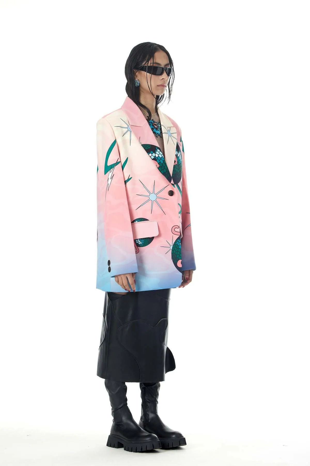 Exodus Recycled Coat - Pink Multi