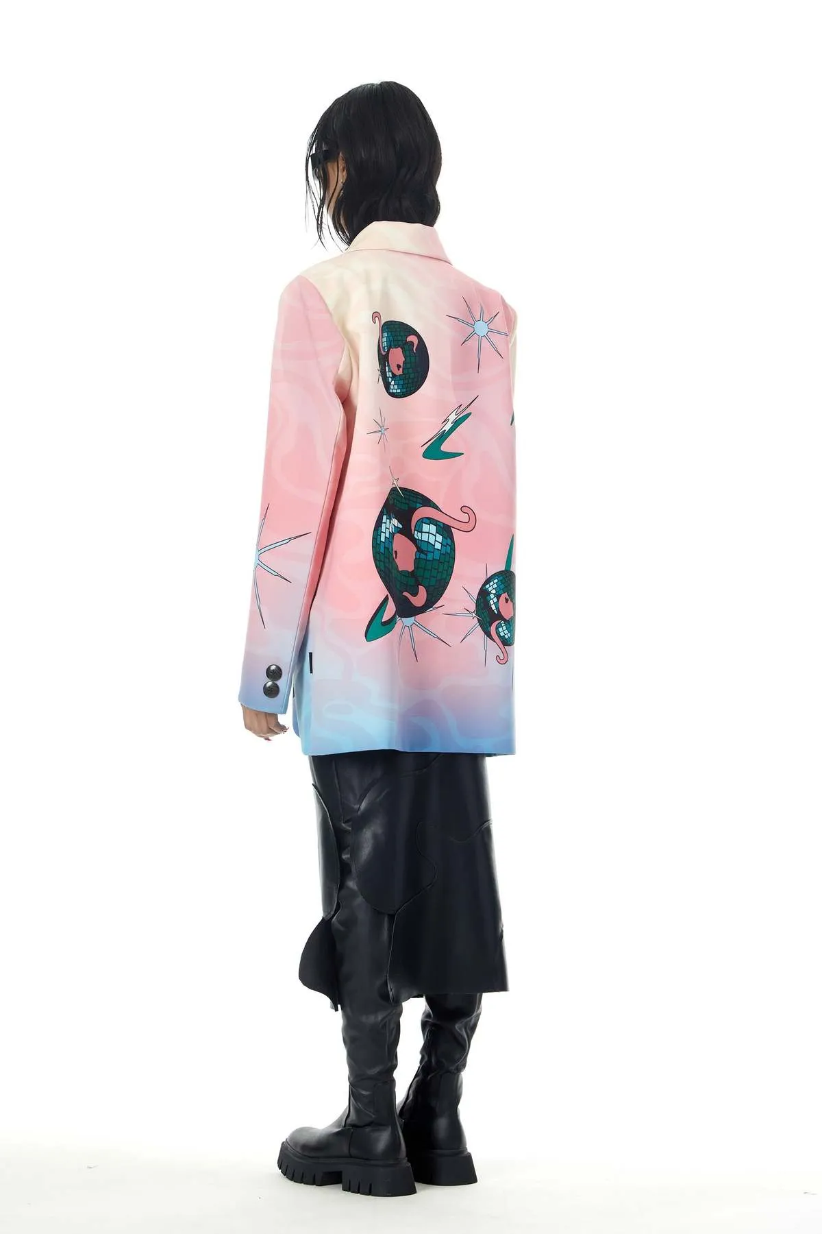 Exodus Recycled Coat - Pink Multi