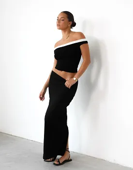 Fable Maxi Skirt (Black)