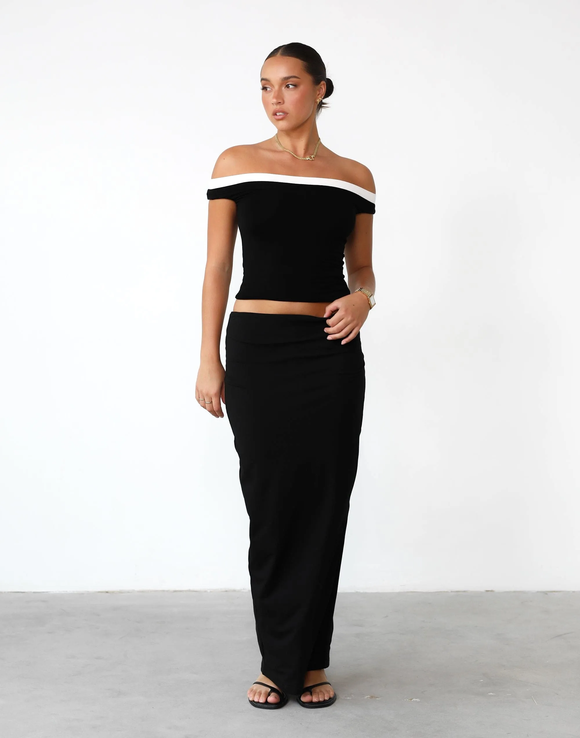 Fable Maxi Skirt (Black)