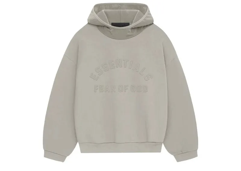 Fear of God Essentials Nylon Fleece Hoodie Seal/Seal