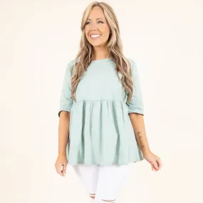 Fearless Soul Top, Dusty Green