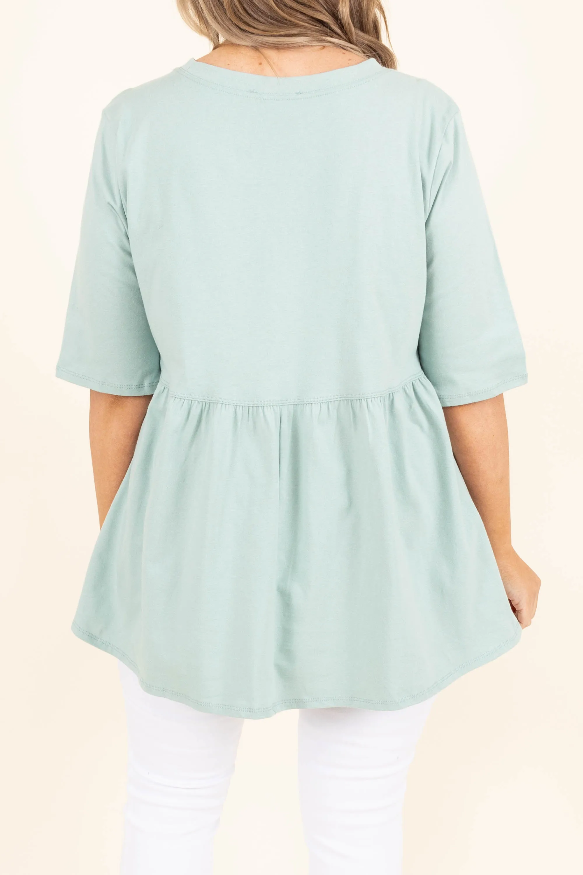 Fearless Soul Top, Dusty Green