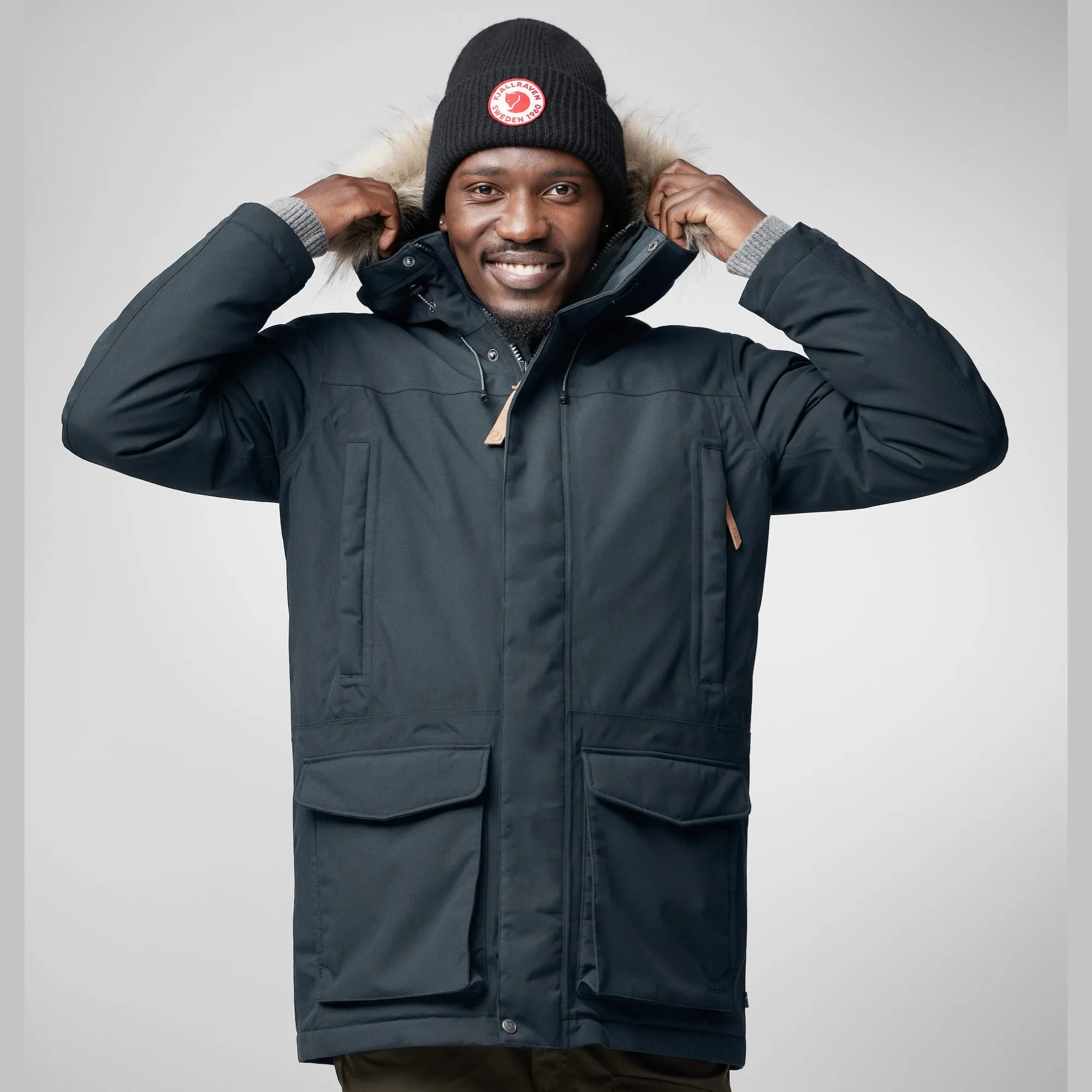 Fjallraven Waterproof Parka Winter Coat - Fjallraven Nuuk Lite Men's Parka Jacket