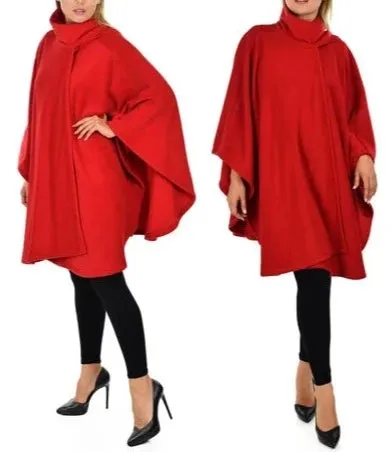 Fleece Cape Poncho