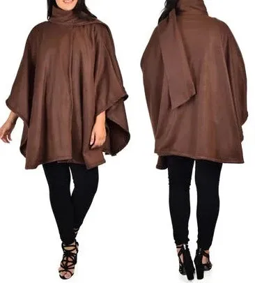 Fleece Cape Poncho