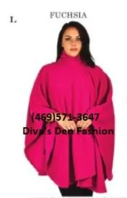 Fleece Cape Poncho