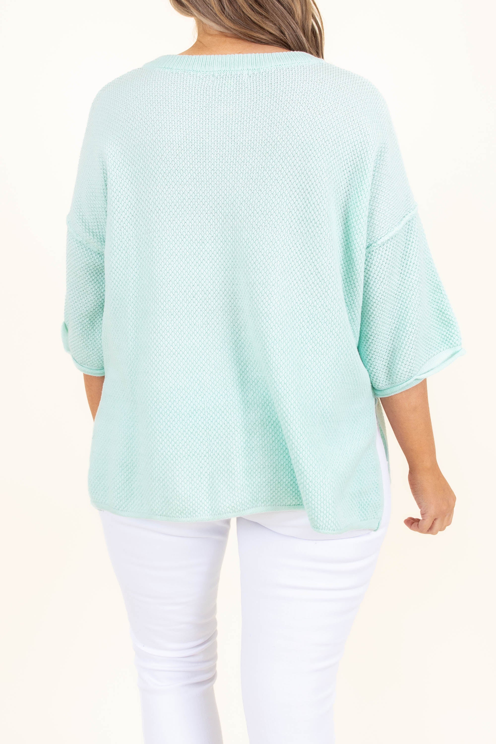 Forever Chill Sweater, Mint