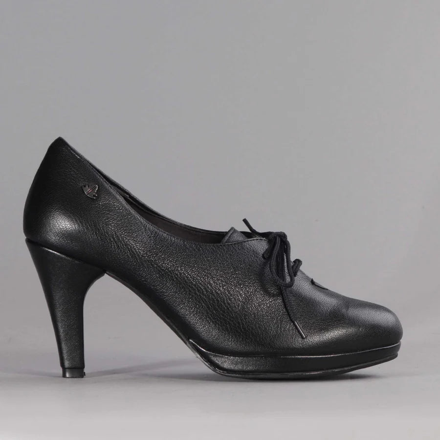 Froggie 12201.371 Ladies Lea Waxy Shoes Black