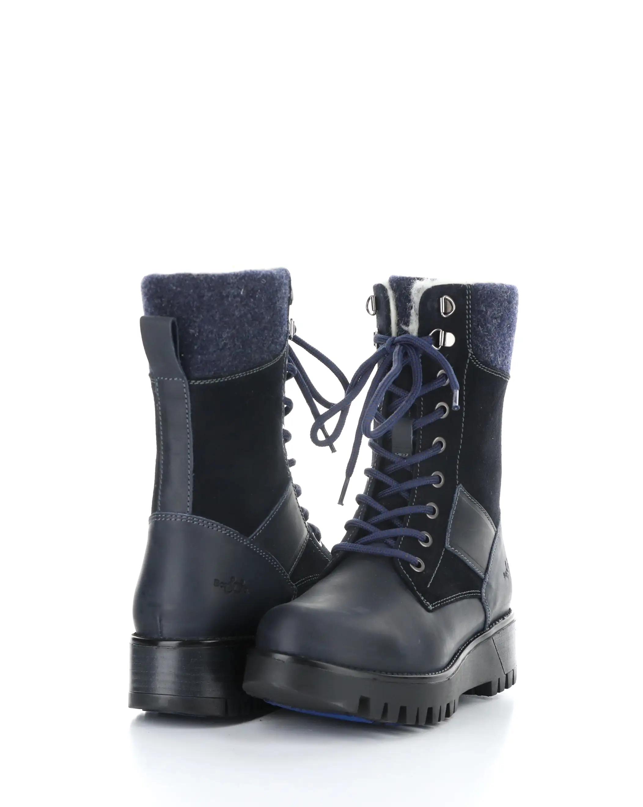 GENUS PRIMA NAVY Round Toe Boots