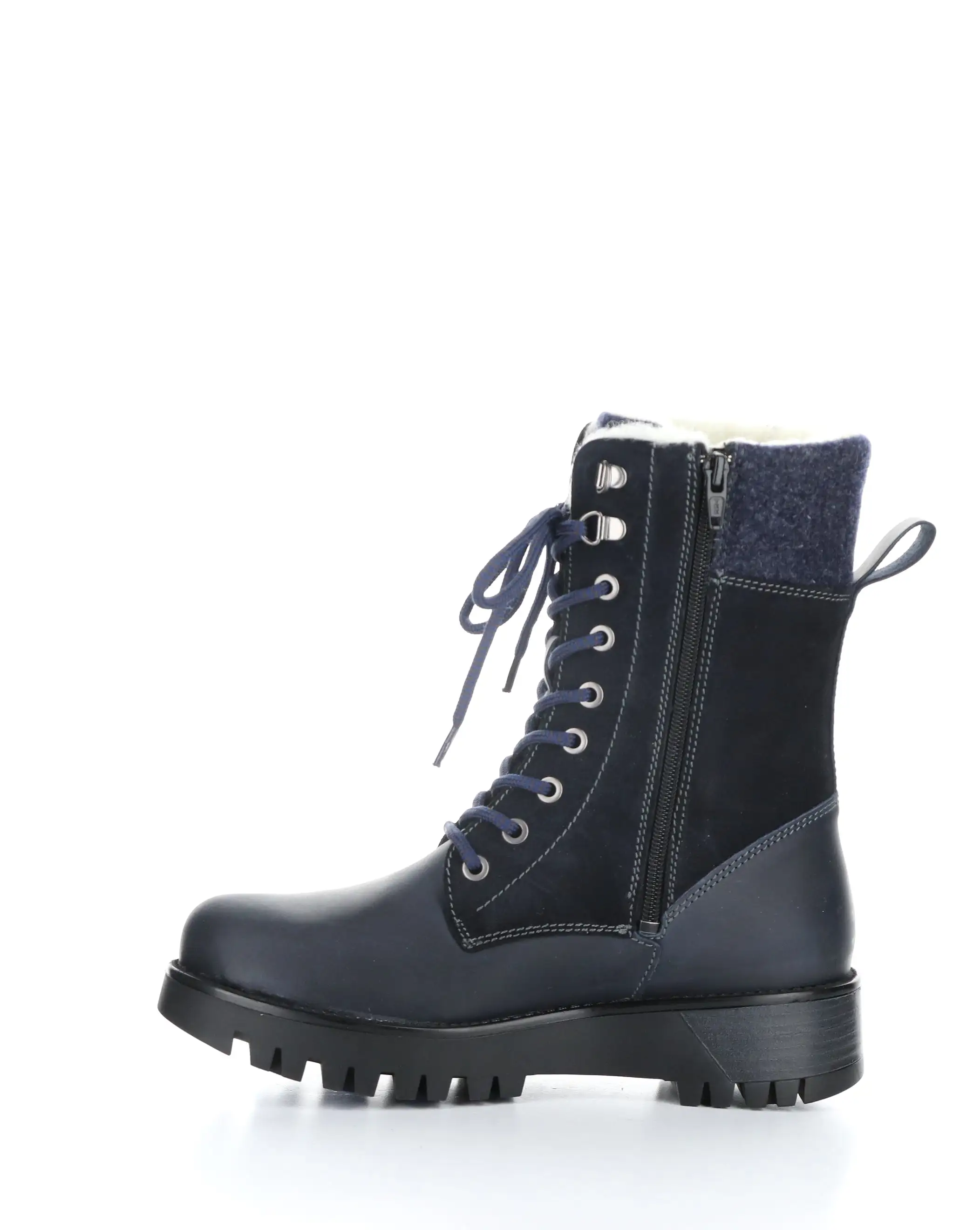 GENUS PRIMA NAVY Round Toe Boots