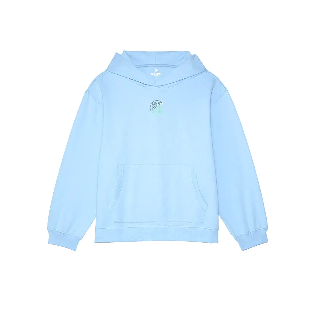 G/FORE WORLDWIDE STATEMENT PULLOVER HOODIE SKY