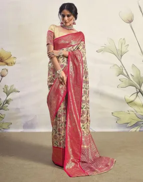 Golden Silk Woven Sarees