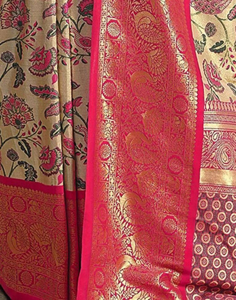 Golden Silk Woven Sarees