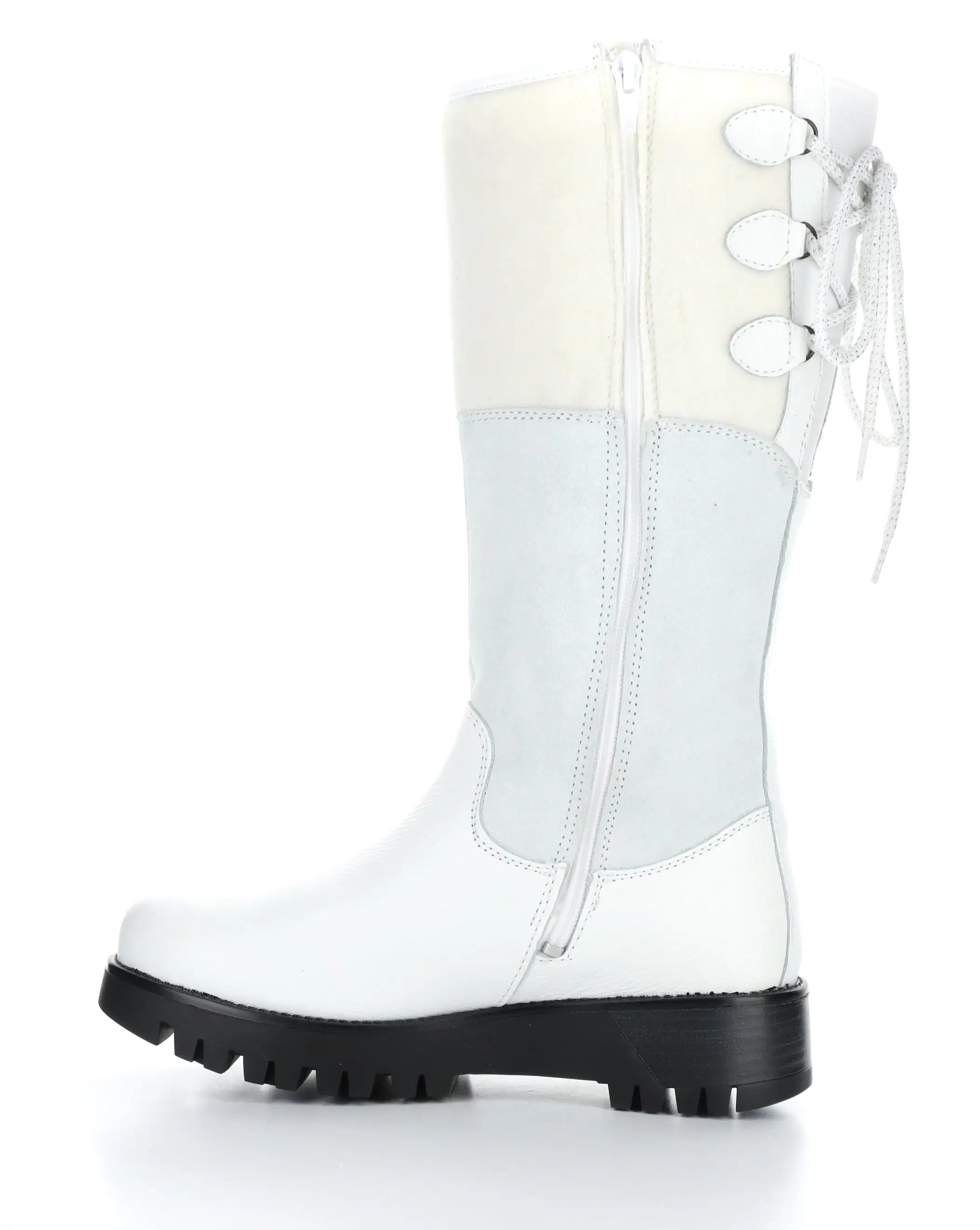 GOOSE PRIMA WHITE/ICE/MARBLE Round Toe Boots