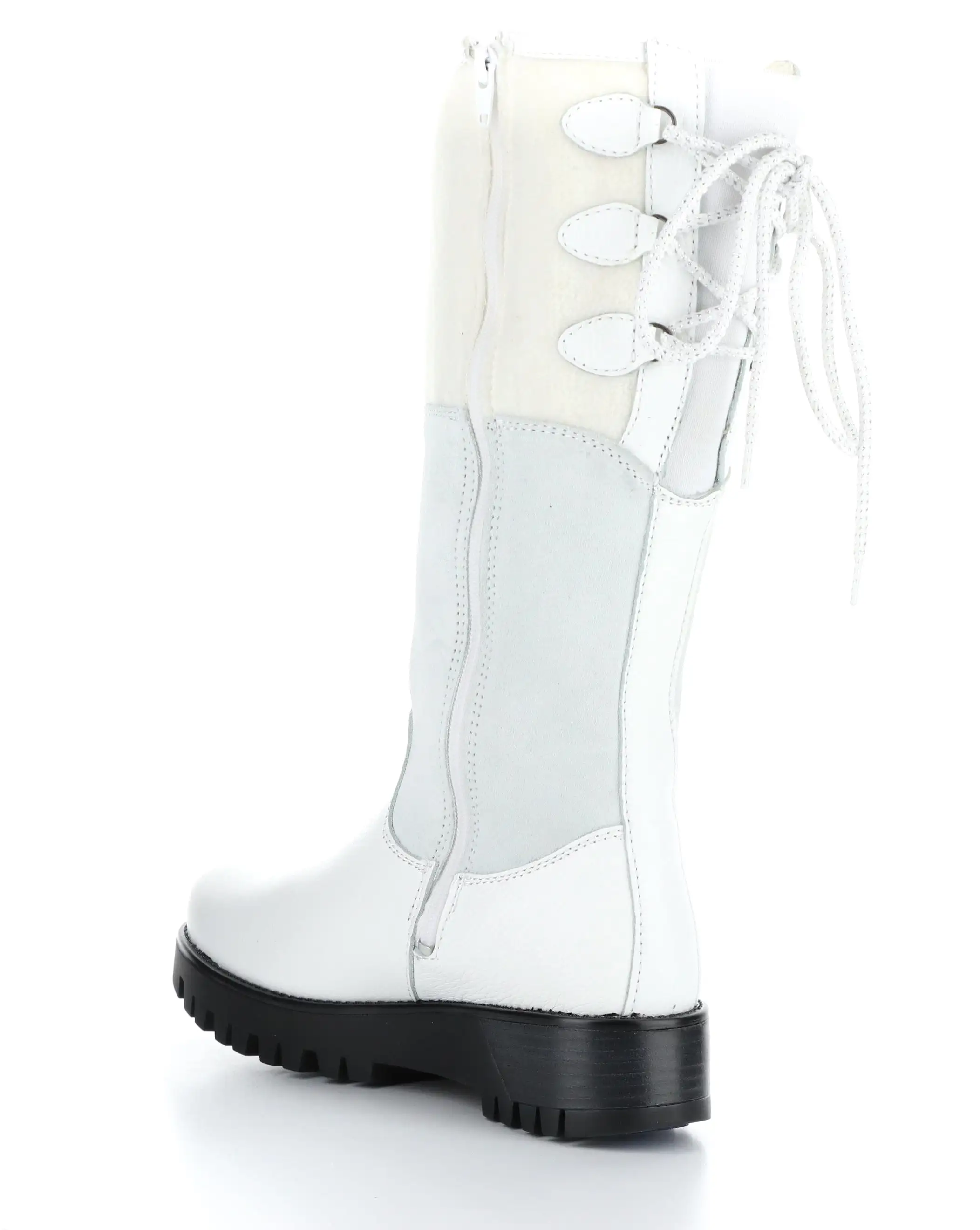 GOOSE PRIMA WHITE/ICE/MARBLE Round Toe Boots