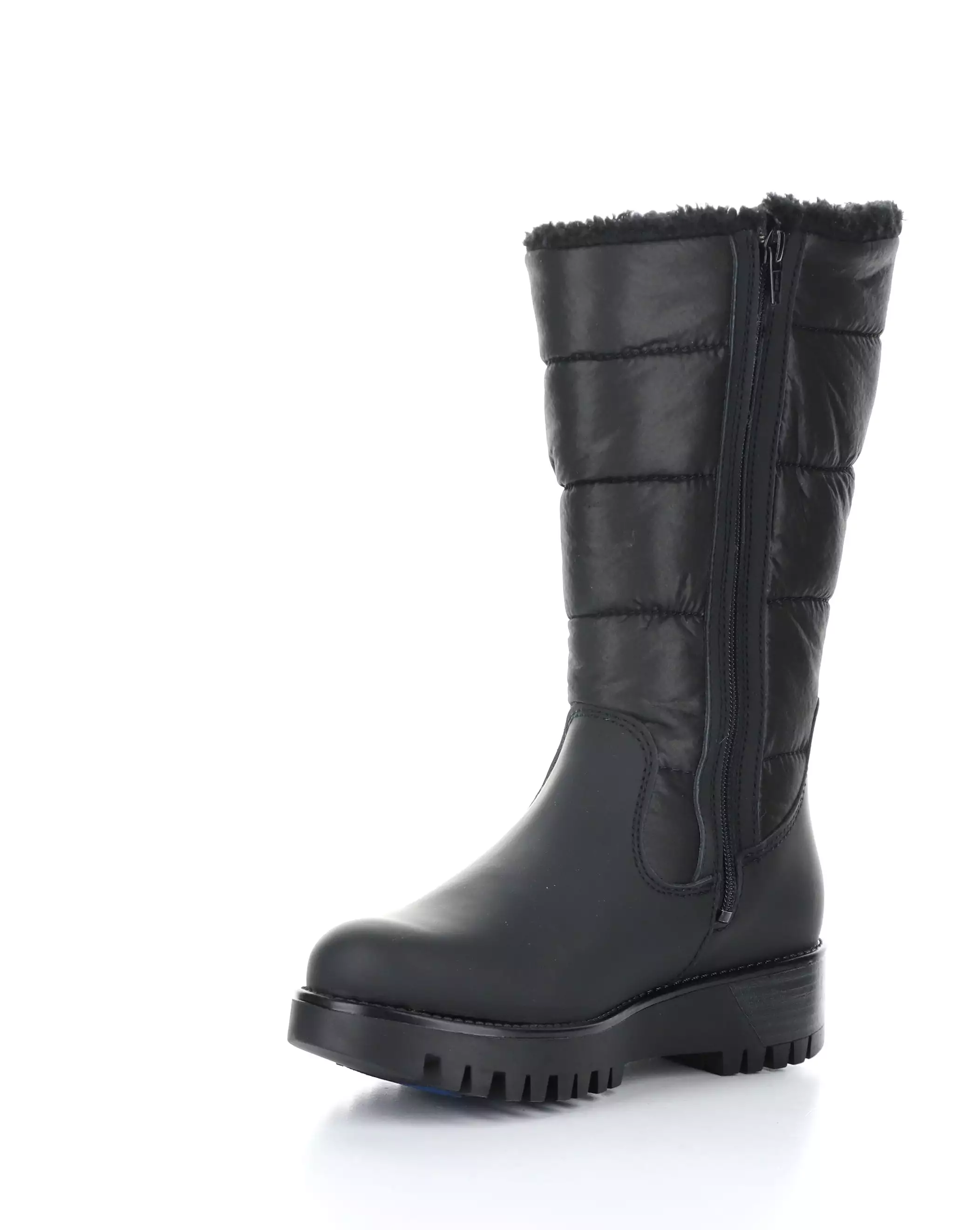 GRACEN PRIMA BLACK Round Toe Boots