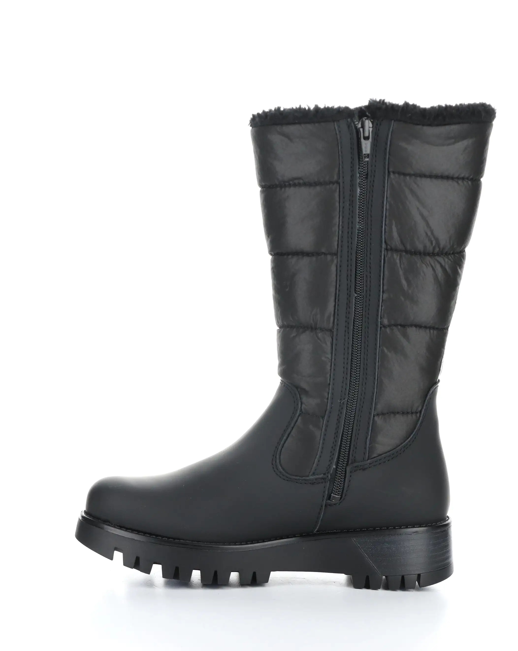 GRACEN PRIMA BLACK Round Toe Boots