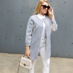 Gray Structured Jacket