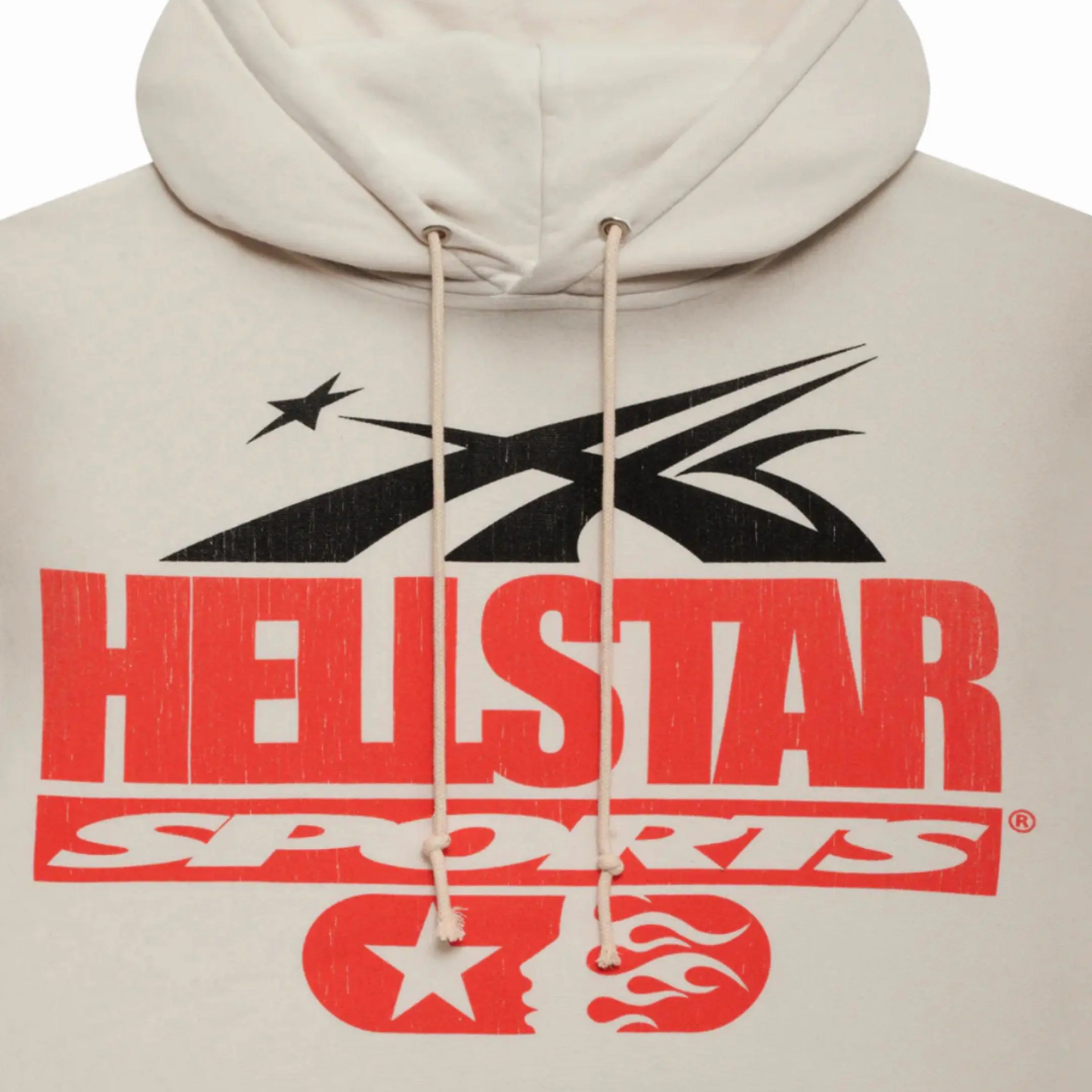 Hellstar Sports Pullover Hoodie 'If You Dont Like Us Beat Us' White SS24