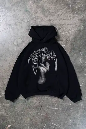 HIDING IN SHADOWS BLACK HOODIE