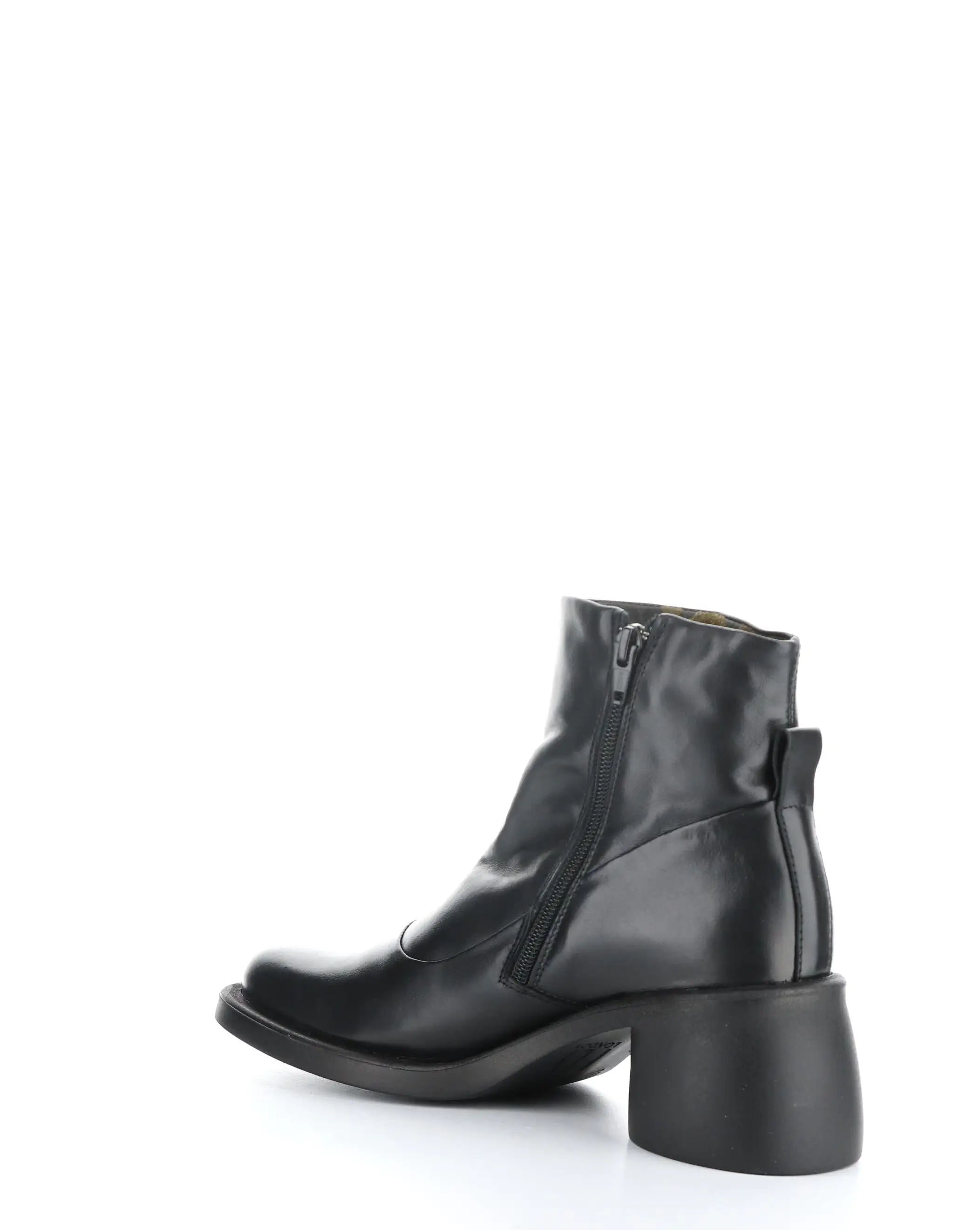 HINT003FLY 000 BLACK Round Toe Boots